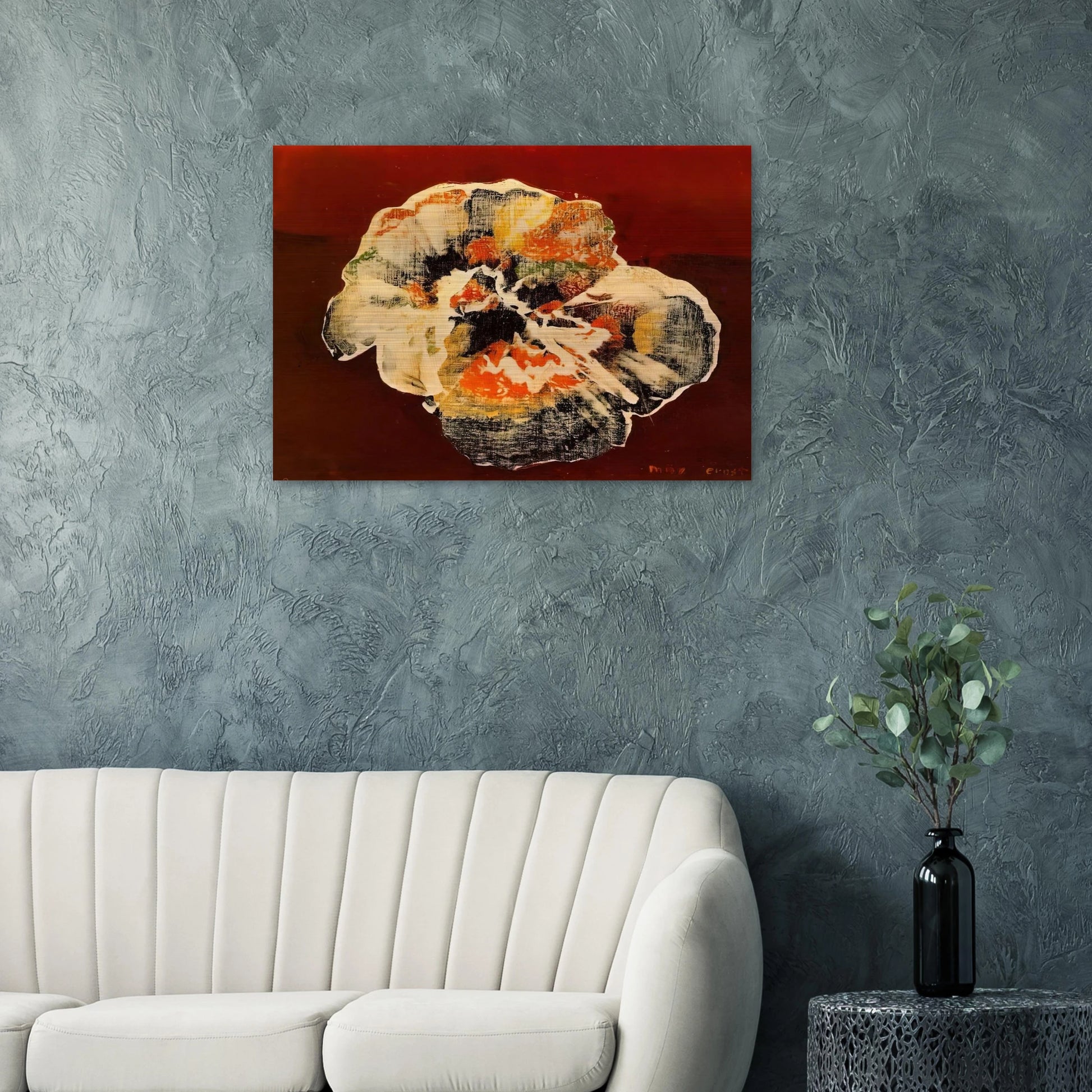 Flower Shell - Max Ernst Brushed Aluminum Print - 70x100 cm / 28x40 inches | Max Ernst Aluminum Print | Max Ernst Prints