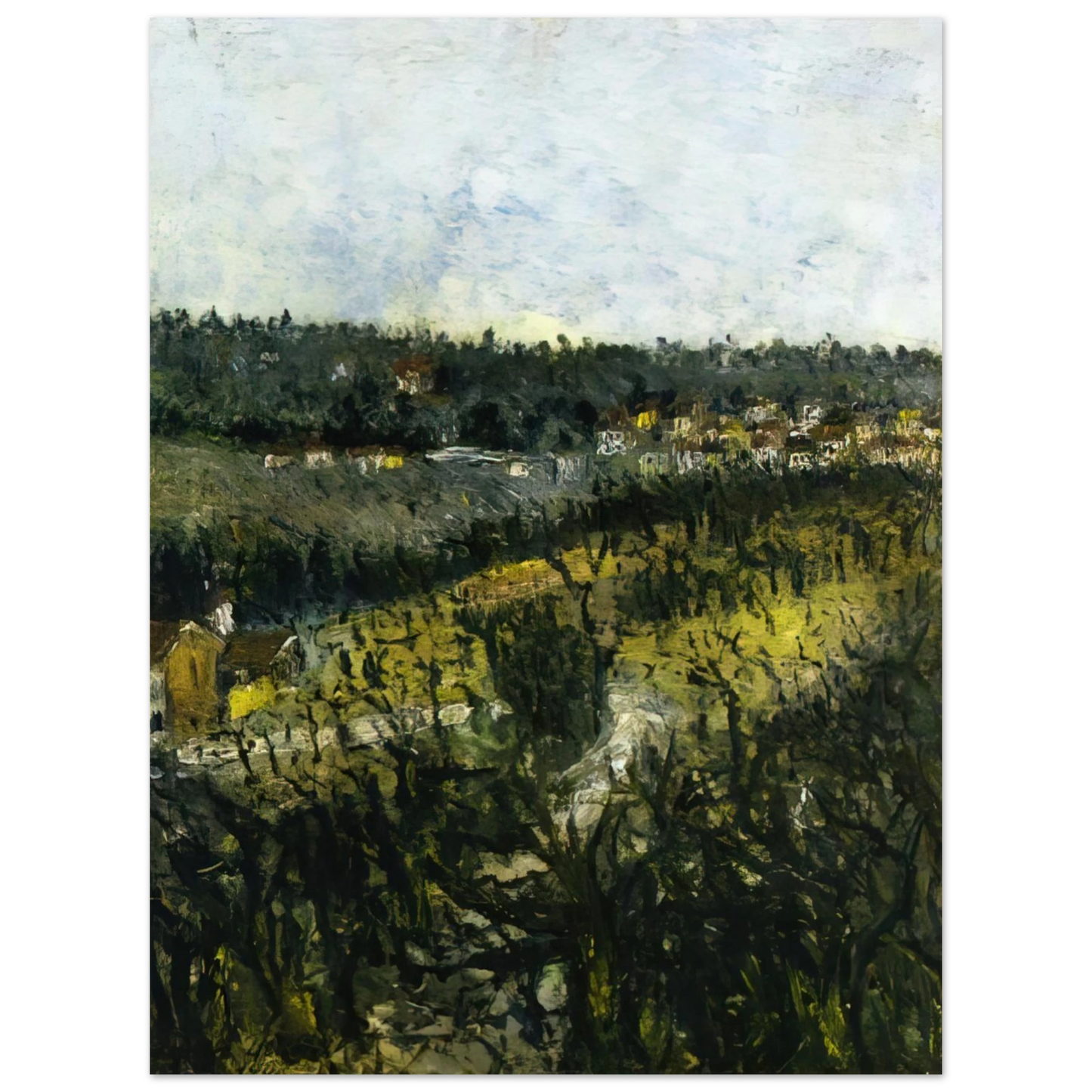 Maurice Utrillo - NEAR MONTMAGNY  75x100 cm / 30x40inches Fine Art Poster