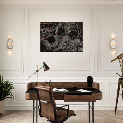 NONAME 8 - Ivan Albright Brushed Aluminum Print - 70x100 cm / 28x40 inches | Ivan Albright Aluminum Print | Ivan Albright Prints