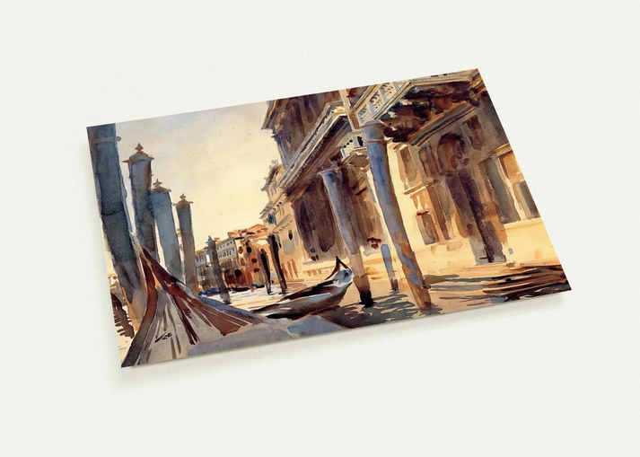 Grand Canal, Venice By John Singer Sargent Pack of 10 Post Cards | John Singer Sargent Post Cards | A6 (10.5 x 14.8 cm) - 4.1 x 5.8 inches