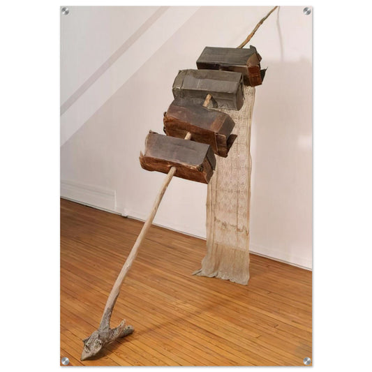 UNTITLED VENETIAN 1973 - Robert Rauschenberg Acrylic Print - 70x100 cm / 28x40″ inches