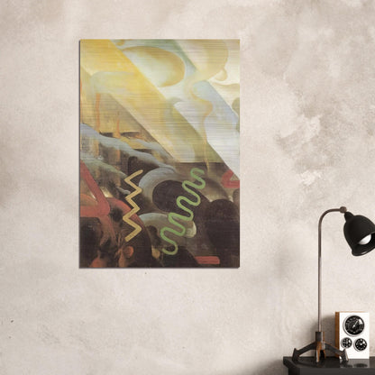 Astrazione - 1921 - Julius Evola Brushed Aluminum Print - 70x100 cm / 28x40 inches | Julius Evola Aluminum Print | Julius Evola Prints