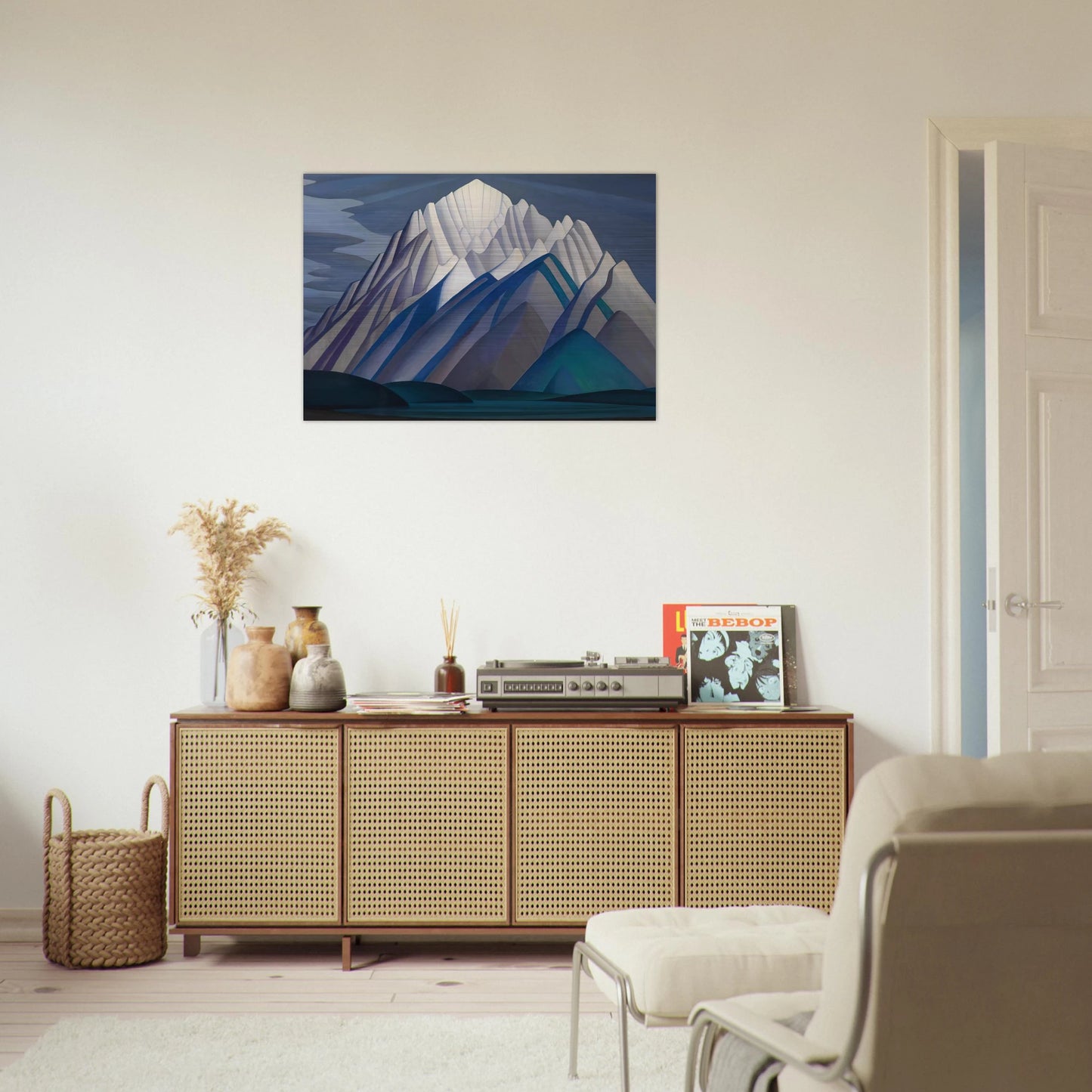 Mountain Forms - 1926 - Lawren Harris Brushed Aluminum Print - 70x100 cm / 28x40 inches | Lawren Harris Aluminum Print | Lawren Harris Prints