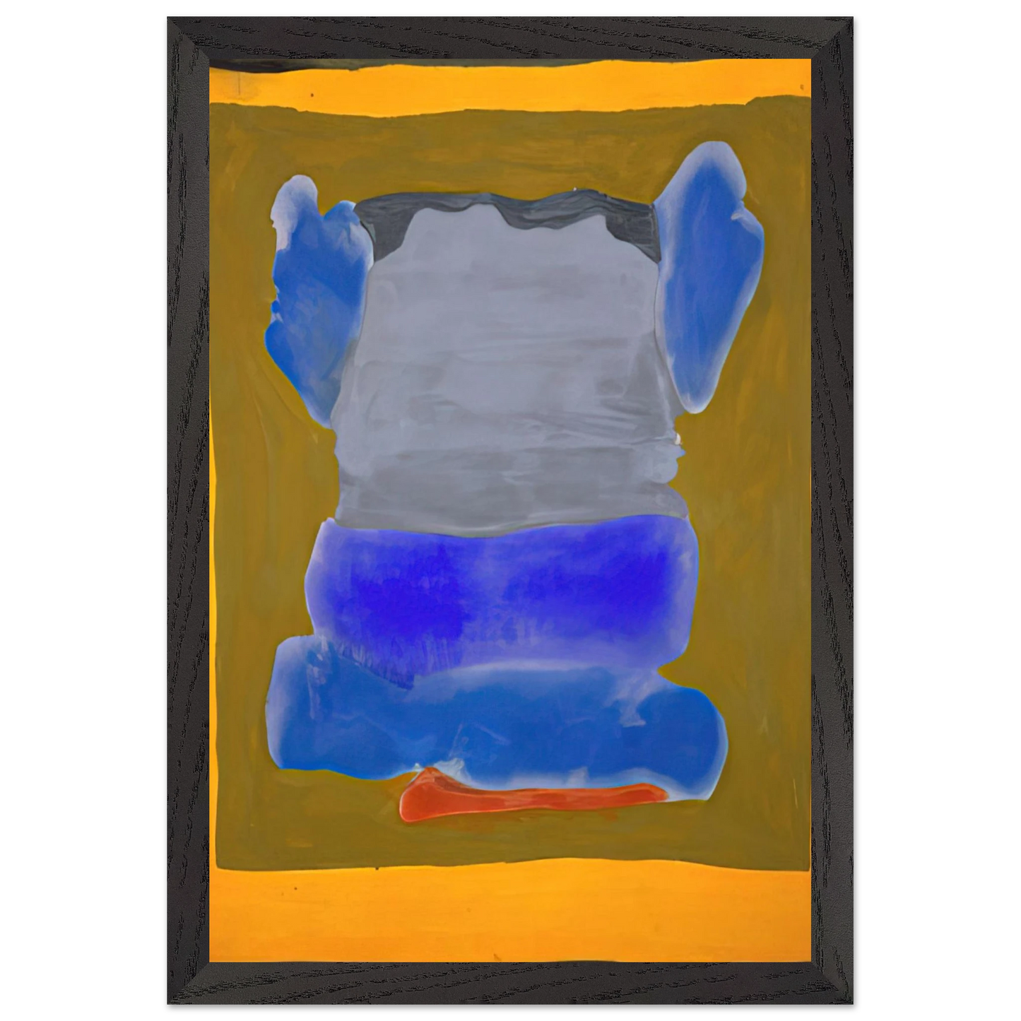 Helen Frankenthaler - Buddha s Court - 1964 Wall art - 45x60 cm / 18x24 inches - Fine Art Poster-canvas - -