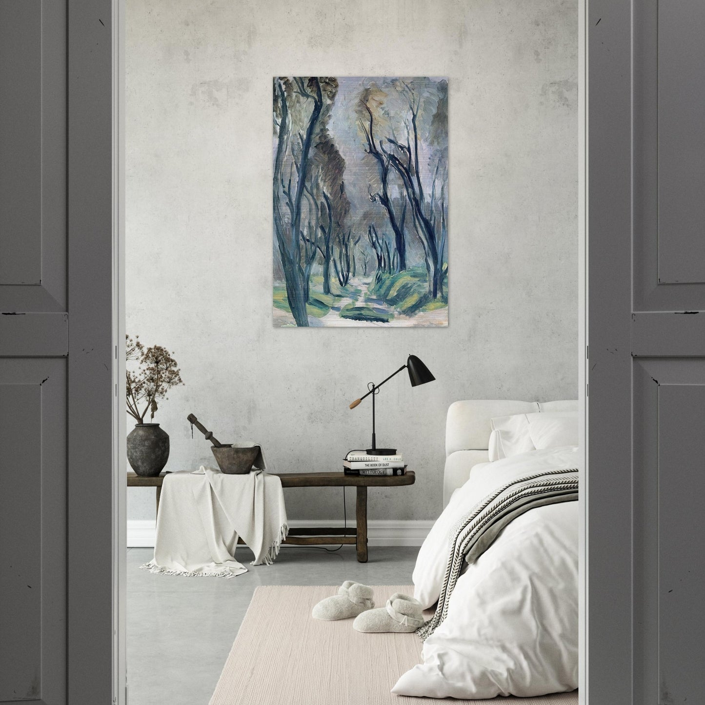 AVENUE OF OLIVE TREES 1952 - Henri Matisse Brushed Aluminum Print - 70x100 cm / 28x40 inches | Henri Matisse Aluminum Print | Henri Matisse Prints