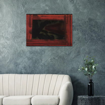 Here We are in Croydon - 1979 - Howard Hodgkin Brushed Aluminum Print - 70x100 cm / 28x40 inches | Howard Hodgkin Aluminum Print | Howard Hodgkin Prints