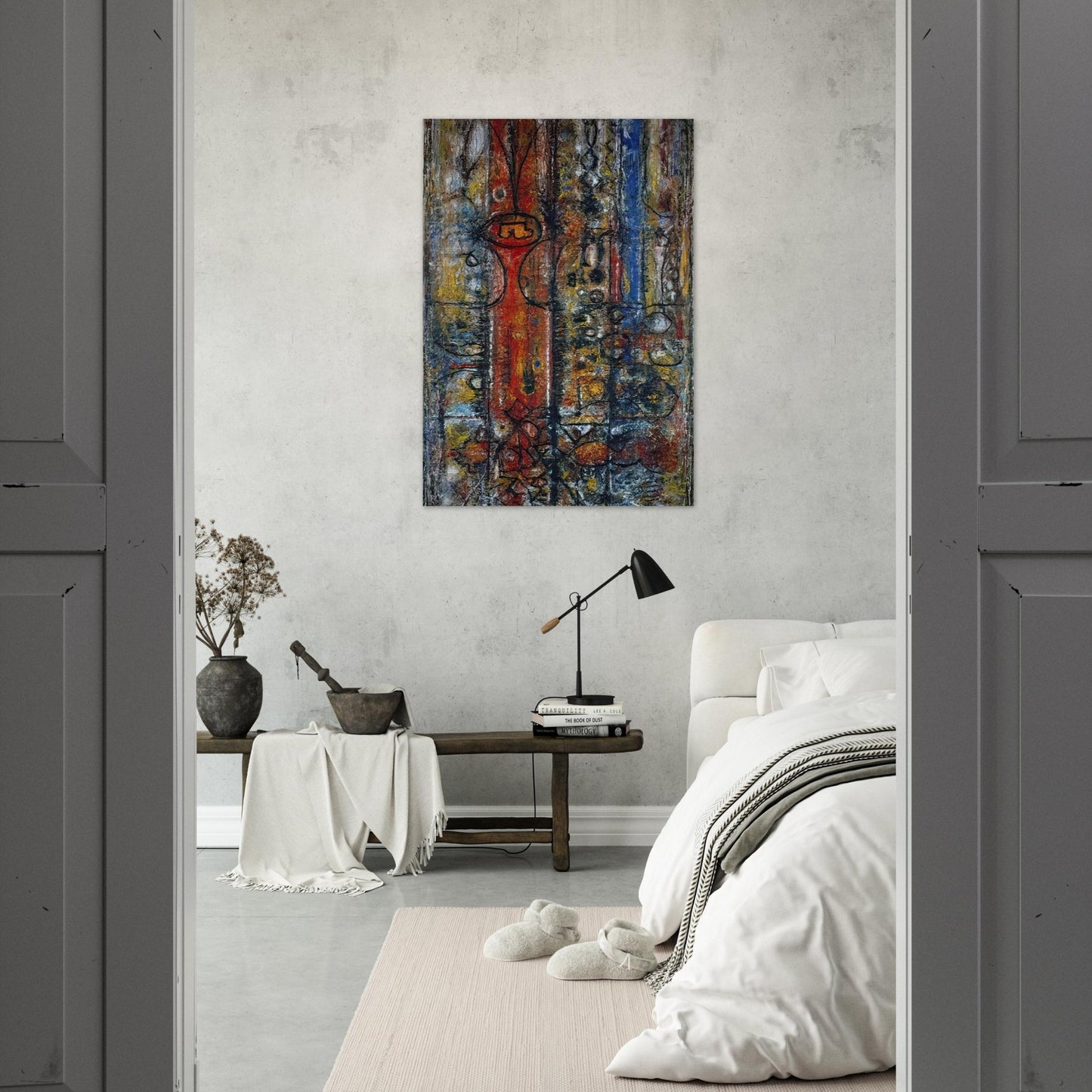 The Magnificent - 1951 - Richard Pousette-Dart Brushed Aluminum Print - 70x100 cm / 28x40 inches | Richard Pousette-Dart Aluminum Print | Richard Pousette-Dart Prints