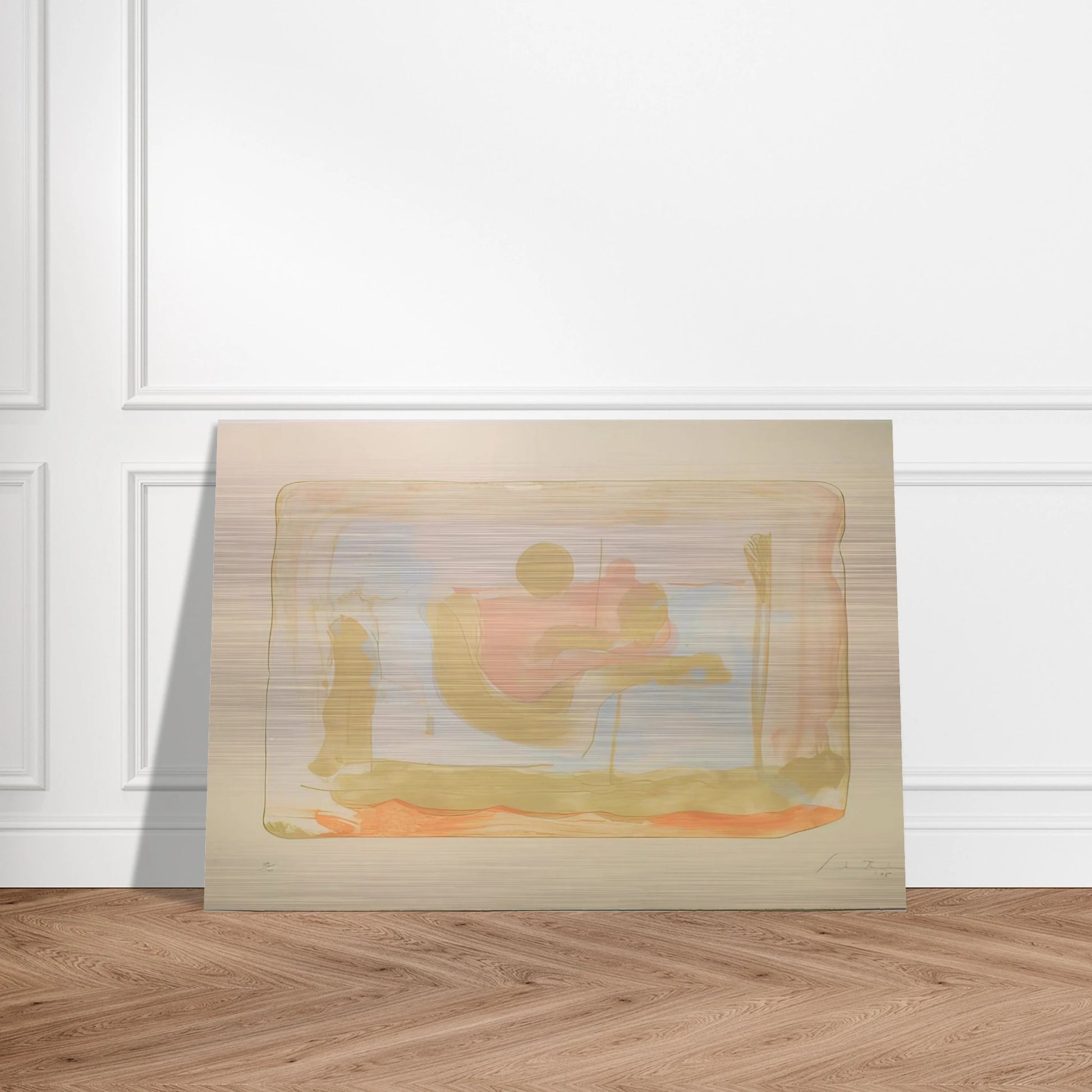 Reflections I - 1995 - Helen Frankenthaler Brushed Aluminum Print - 70x100 cm / 28x40 inches | Helen Frankenthaler Aluminum Print | Helen Frankenthaler Prints