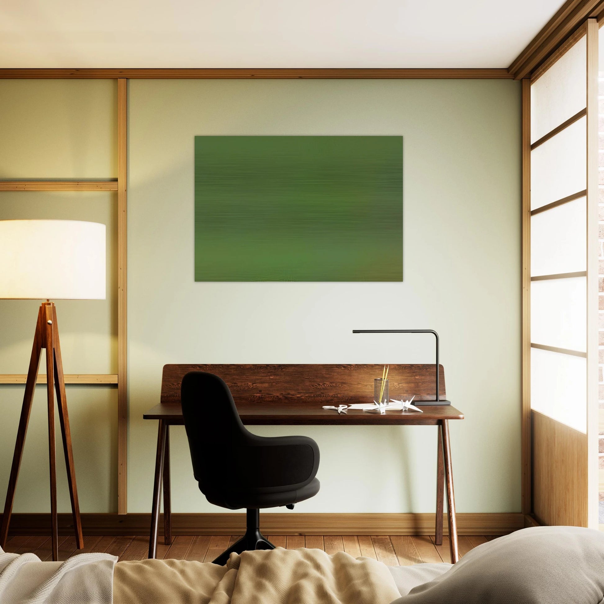 Microchromie vert-terre - Fernand Leduc Brushed Aluminum Print - 70x100 cm / 28x40 inches | Fernand Leduc Aluminum Print | Fernand Leduc Prints