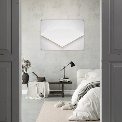 White Curve - Ellsworth Kelly Acrylic Print - 70x100 cm / 28x40″ inches | Ellsworth Kelly Wall Art | Ellsworth Kelly Prints