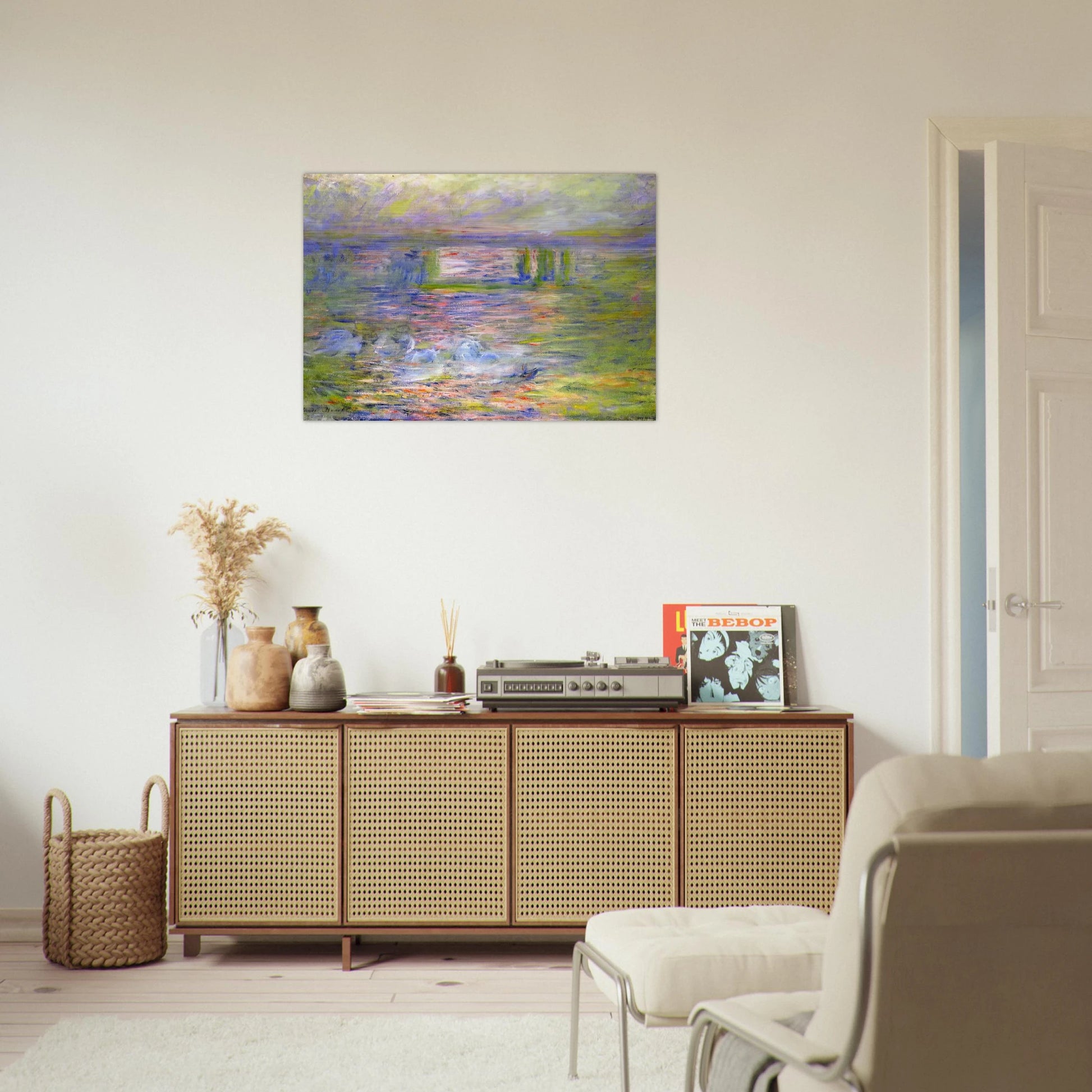 Charing Cross Bridge 2 - claude monet Brushed Aluminum Print - 70x100 cm / 28x40 inches | claude monet Aluminum Print | claude monet Prints