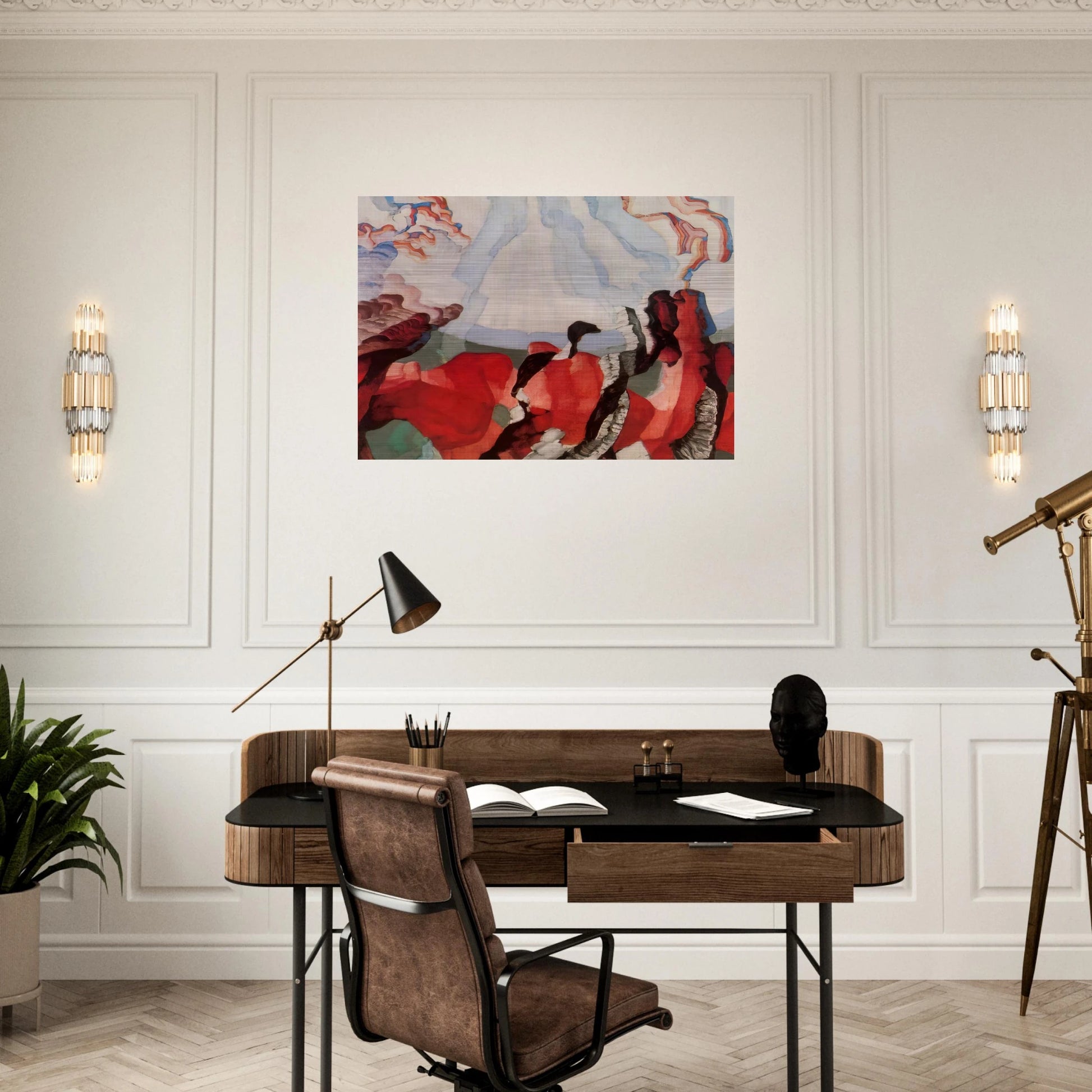 Creation - Frantisek Kupka Brushed Aluminum Print - 70x100 cm / 28x40 inches | Frantisek Kupka Aluminum Print | Frantisek Kupka Prints