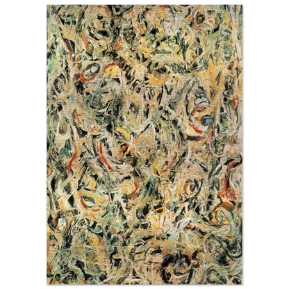 EYES IN THE HEAT 1946 - Jackson Pollock Brushed Aluminum Print - 70x100 cm / 28x40 inches | Jackson Pollock Aluminum Print | Jackson Pollock Prints