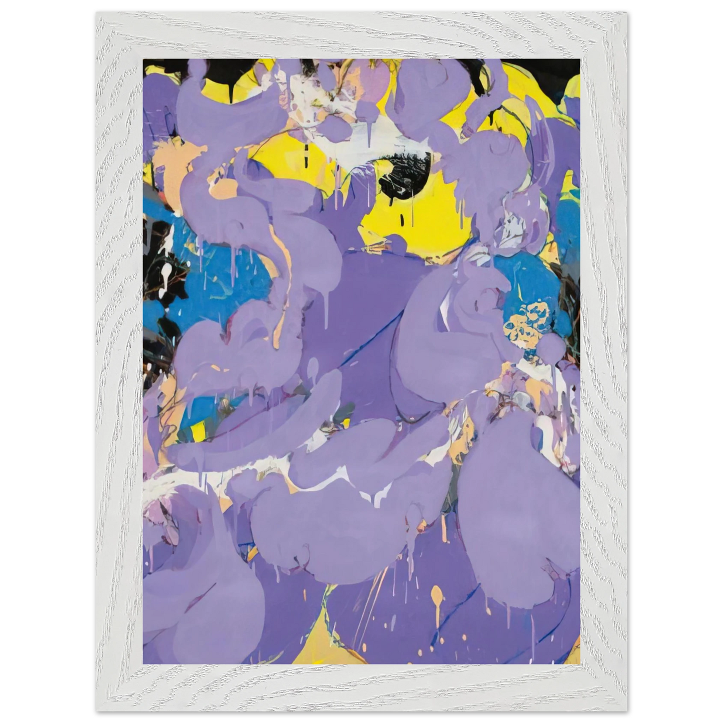 Helen Frankenthaler - Untitled - 1978 Wall art - A3 (29.7 x 42  cm) - Premium Wooden Framed Poster With Fine Art Paper-canvas - White frame