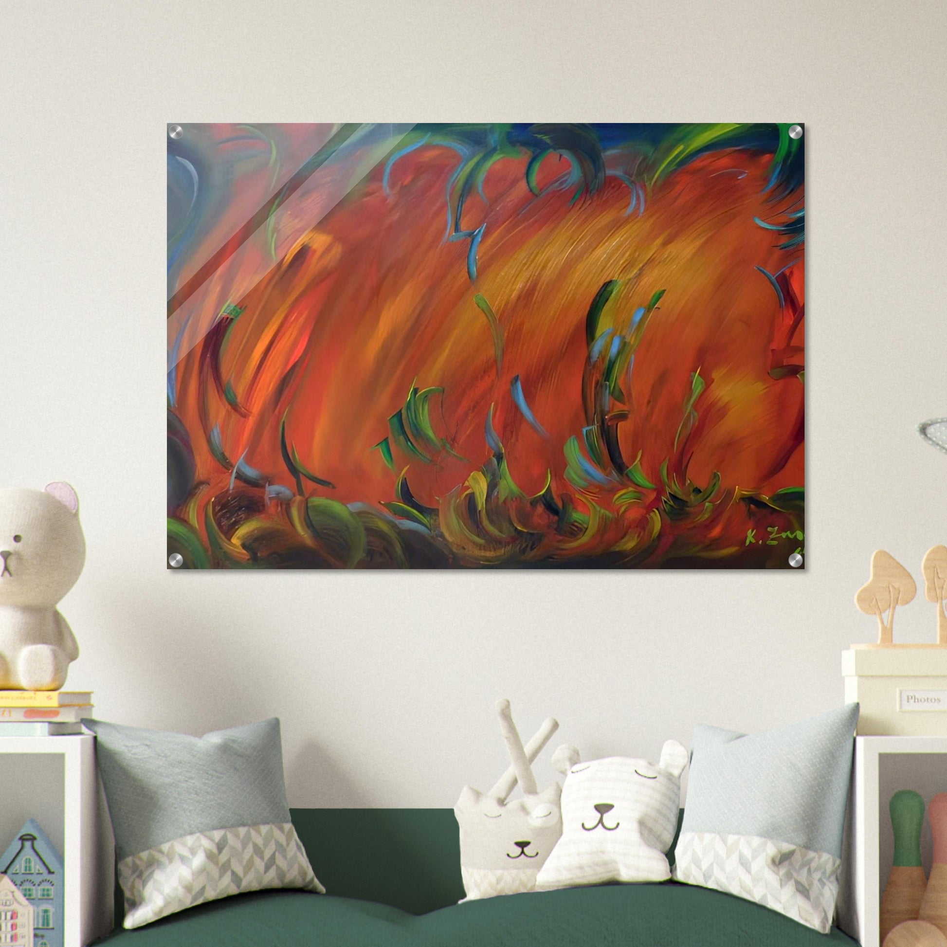 Evening - Konrad Zuse Acrylic Print - 70x100 cm / 28x40″ inches