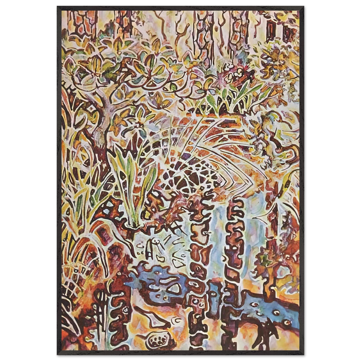 Walter Inglis Anderson - Walter Anderson Wall art - 50x70 cm / 20x28 inches - Premium Wooden Framed Poster With Fine Art Paper-canvas - Wood frame