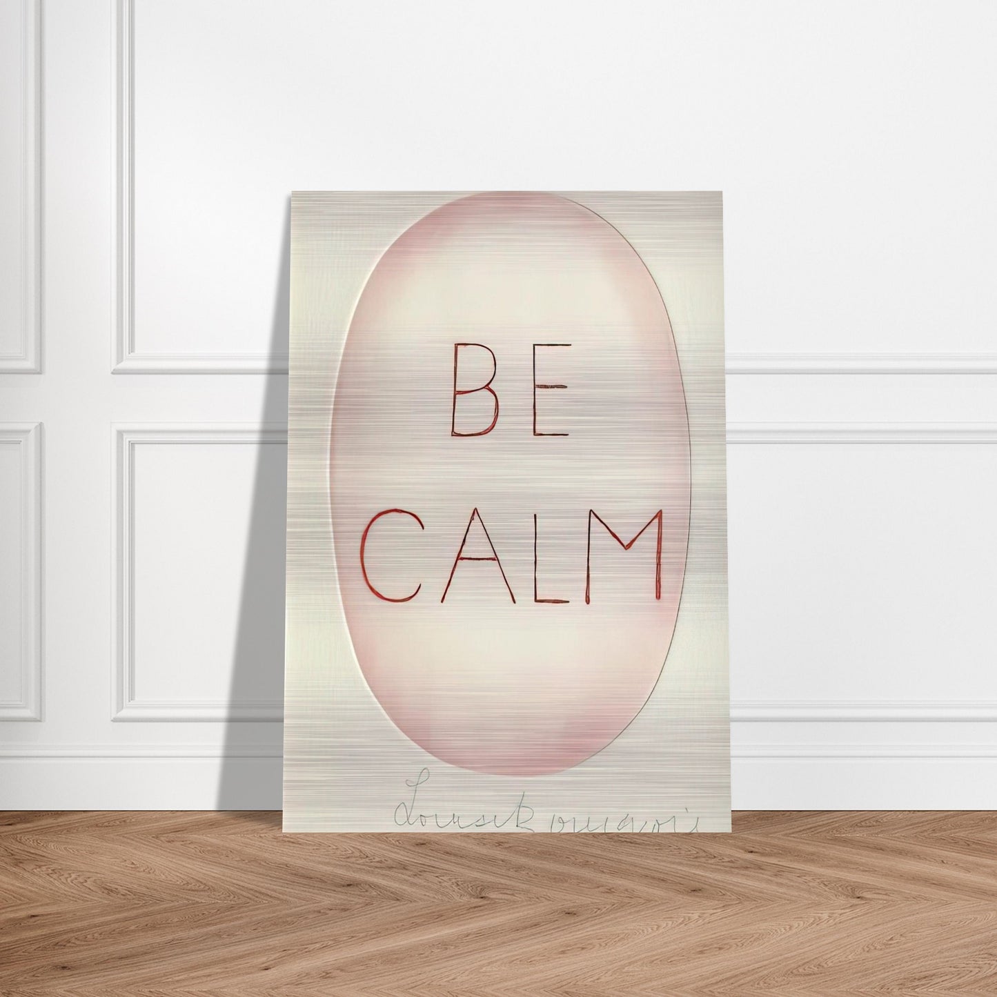 BE CALME OCTOBER 1ST 31ST - Louise Bourgeois Brushed Aluminum Print - 70x100 cm / 28x40 inches | Louise Bourgeois Aluminum Print | Louise Bourgeois Prints
