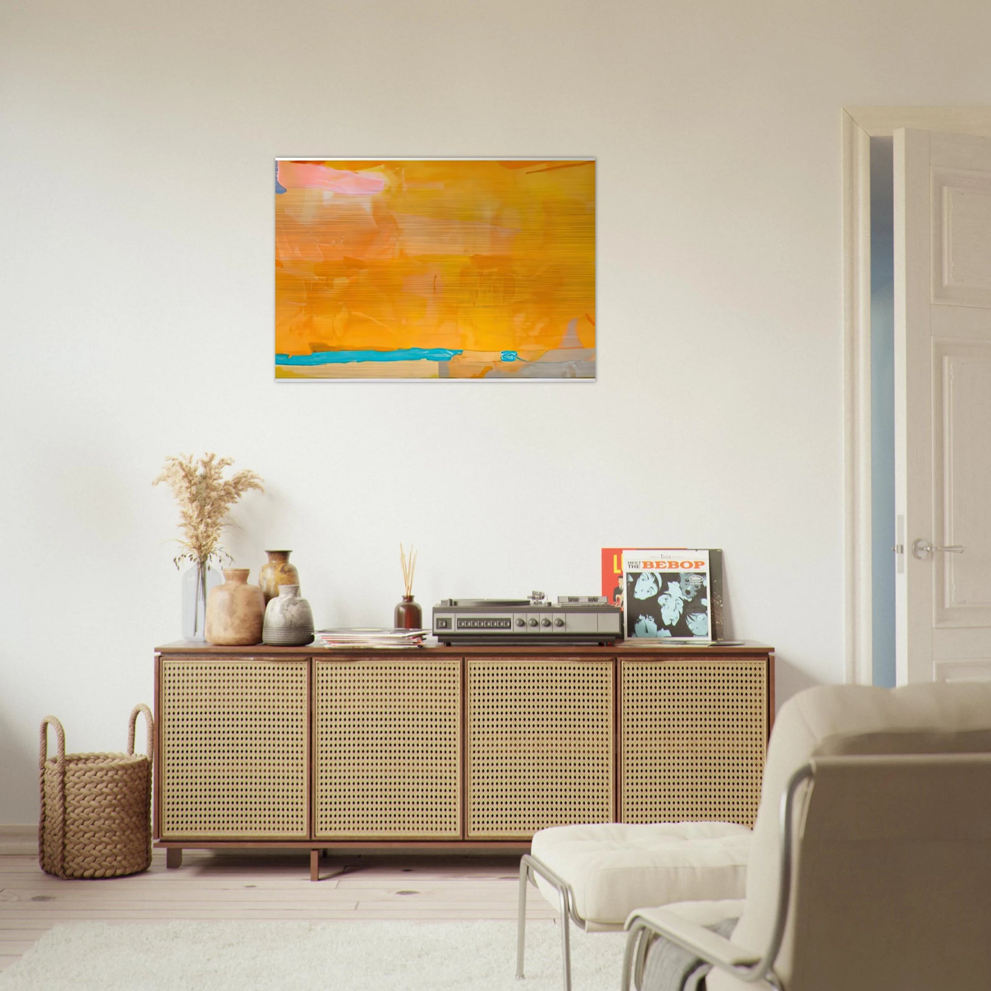 Royal Fireworks, 1975- - Helen Frankenthaler Brushed Aluminum Print - 70x100 cm / 28x40 inches | Helen Frankenthaler Aluminum Print | Helen Frankenthaler Prints