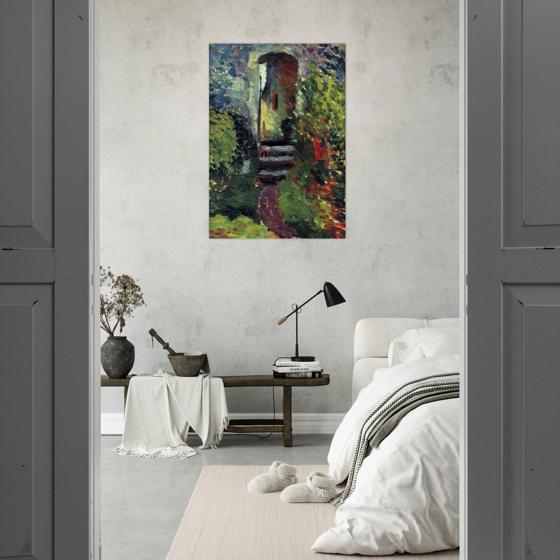 THE LITTLE GATE OF THE OLD MILL 1898 - Henri Matisse Brushed Aluminum Print - 70x100 cm / 28x40 inches | Henri Matisse Aluminum Print | Henri Matisse Prints