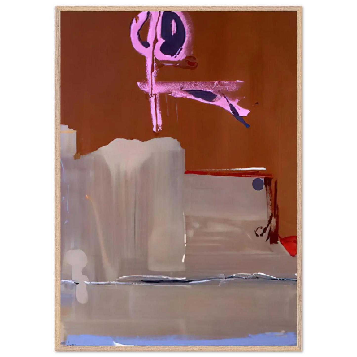 Helen Frankenthaler - Captain s Watch - 1986 Wall art - 60x80 cm / 24x32 Inches - Fine Art Poster - -