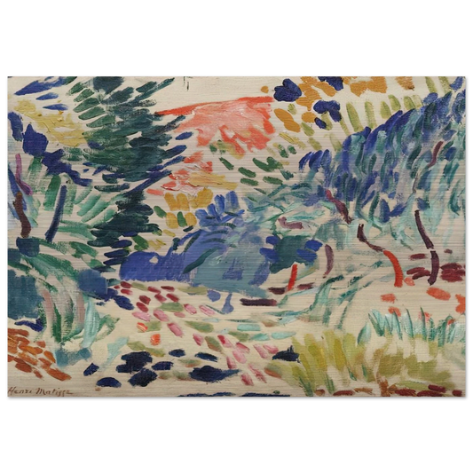 LANDSCAPE AT COLLIOURE 1905 - Henri Matisse Brushed Aluminum Print - 70x100 cm / 28x40 inches | Henri Matisse Aluminum Print | Henri Matisse Prints