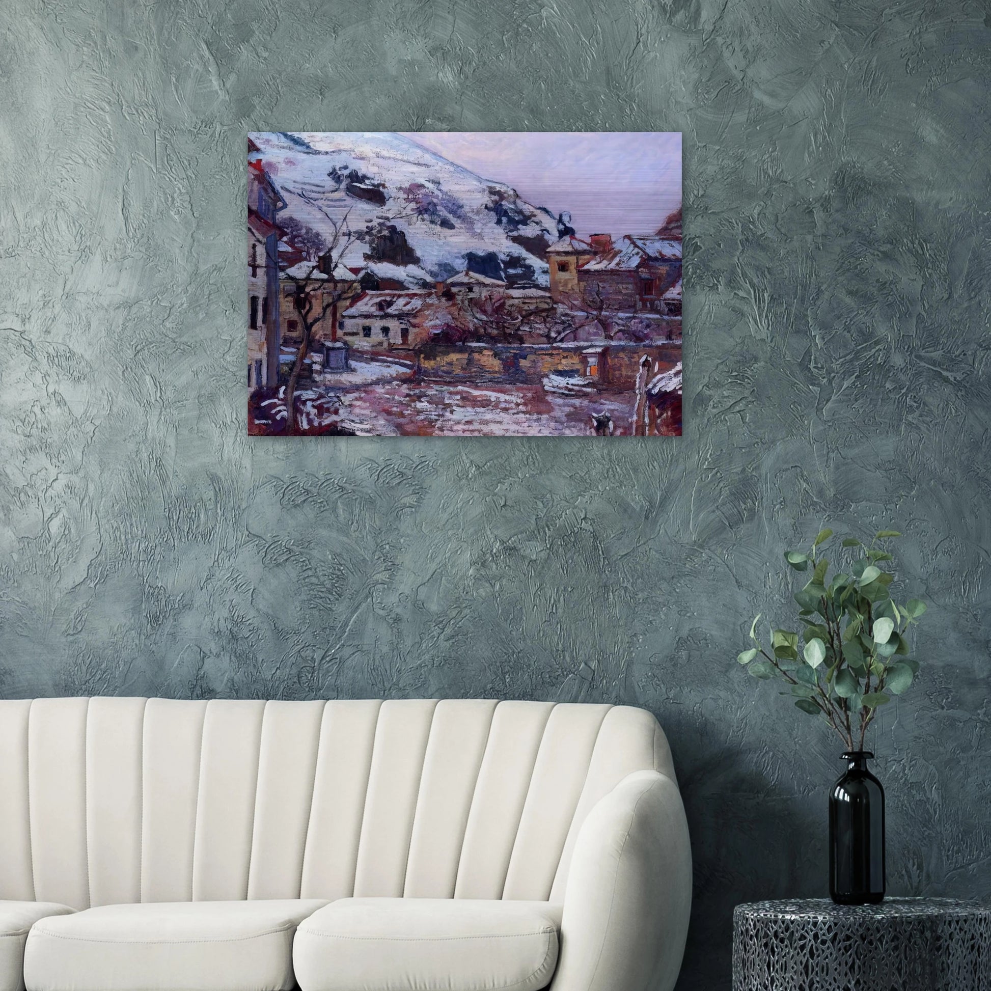 Saint-Julien-des-Chazes - 1895 - Armand Guillaumin Brushed Aluminum Print - 70x100 cm / 28x40 inches | Armand Guillaumin Aluminum Print | Armand Guillaumin Prints
