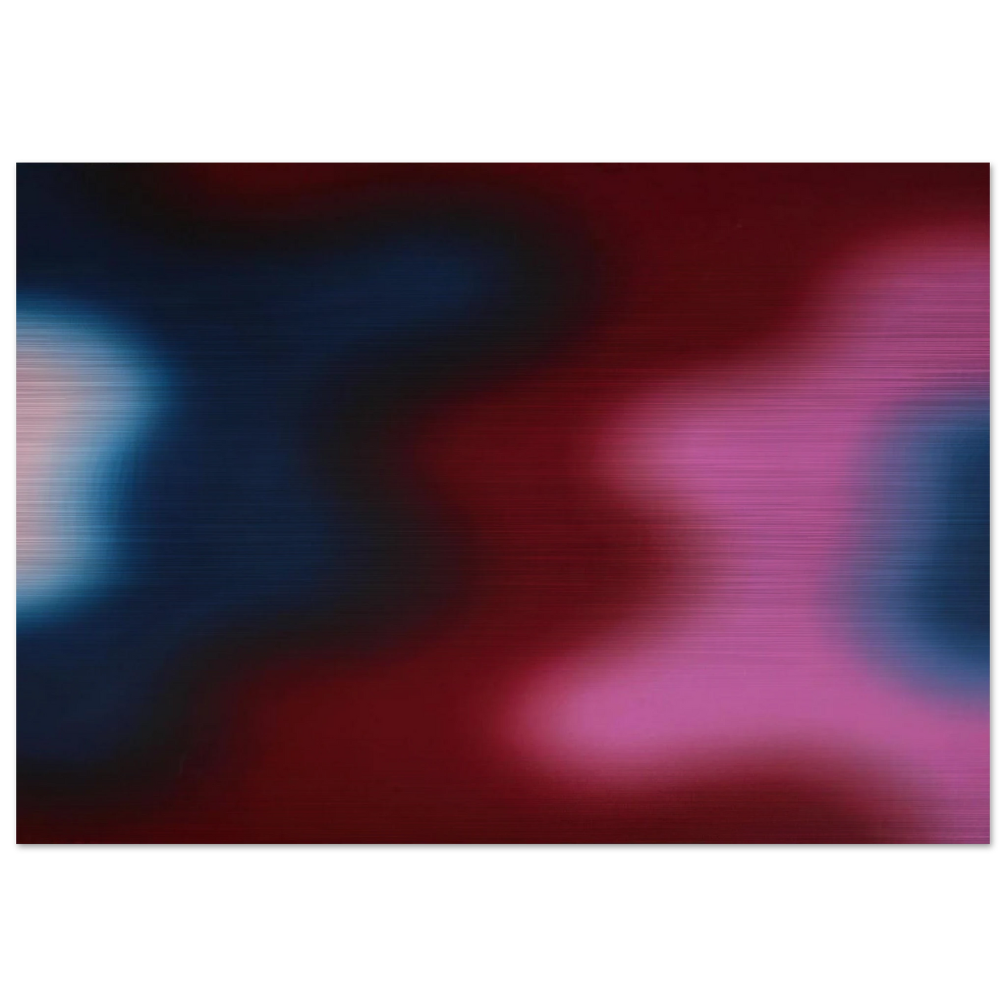 M-12 - 1970 - Wojciech Fangor Brushed Aluminum Print - 70x100 cm / 28x40 inches | Wojciech Fangor Aluminum Print | Wojciech Fangor Prints