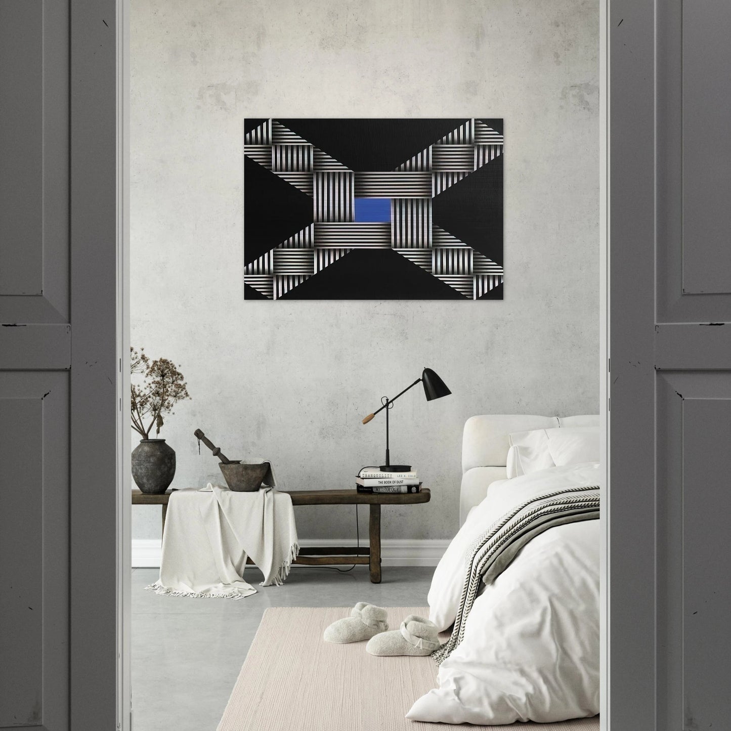 O.V.N.I. - 1967 - Omar Rayo Brushed Aluminum Print - 70x100 cm / 28x40 inches | Omar Rayo Aluminum Print | Omar Rayo Prints