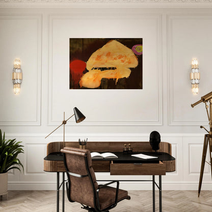 Quas 23.1.86 - 1986 - John Hoyland Brushed Aluminum Print - 70x100 cm / 28x40 inches | John Hoyland Aluminum Print | John Hoyland Prints