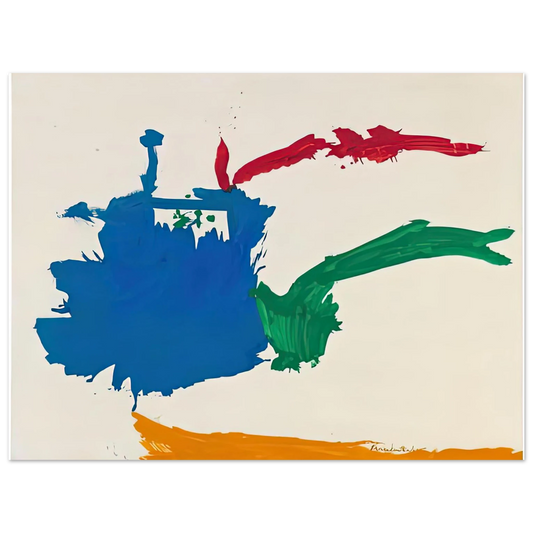 Helen Frankenthaler - Italian Beach, 1960- Wall Art - 21x29.7 cm / 8x12" - Fine Art Poster-canvas - -