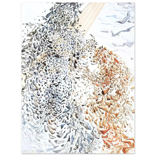 Salvador Dali - OPPOSITION  75x100 cm / 30x40inches Fine Art Poster