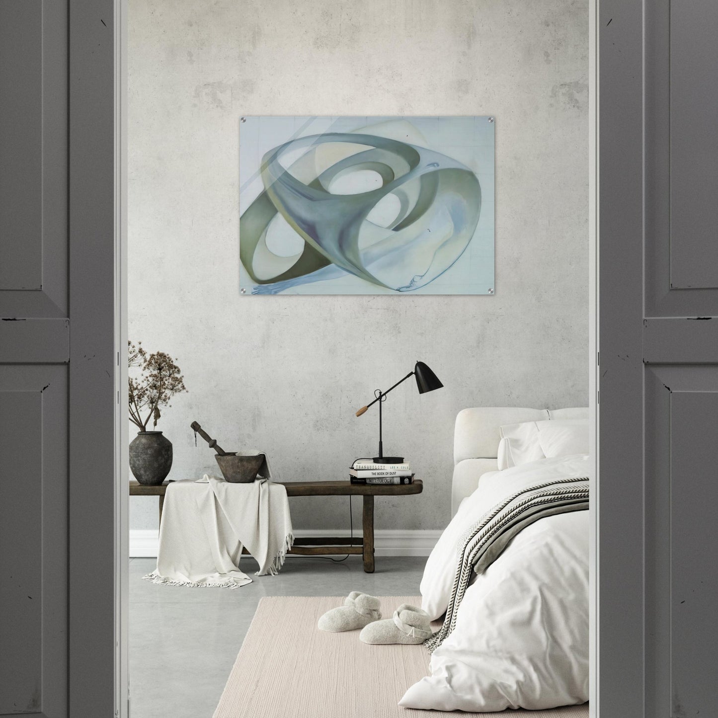 TOPOLOGICAL CONTORTION OF A FEMALE FIGURE - Salvador Dali Acrylic Print - 70x100 cm / 28x40″ inches