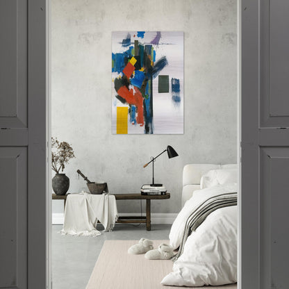 Heraldic Call - Hans Hofmann Brushed Aluminum Print - 70x100 cm / 28x40 inches | Hans Hofmann Aluminum Print | Hans Hofmann Prints
