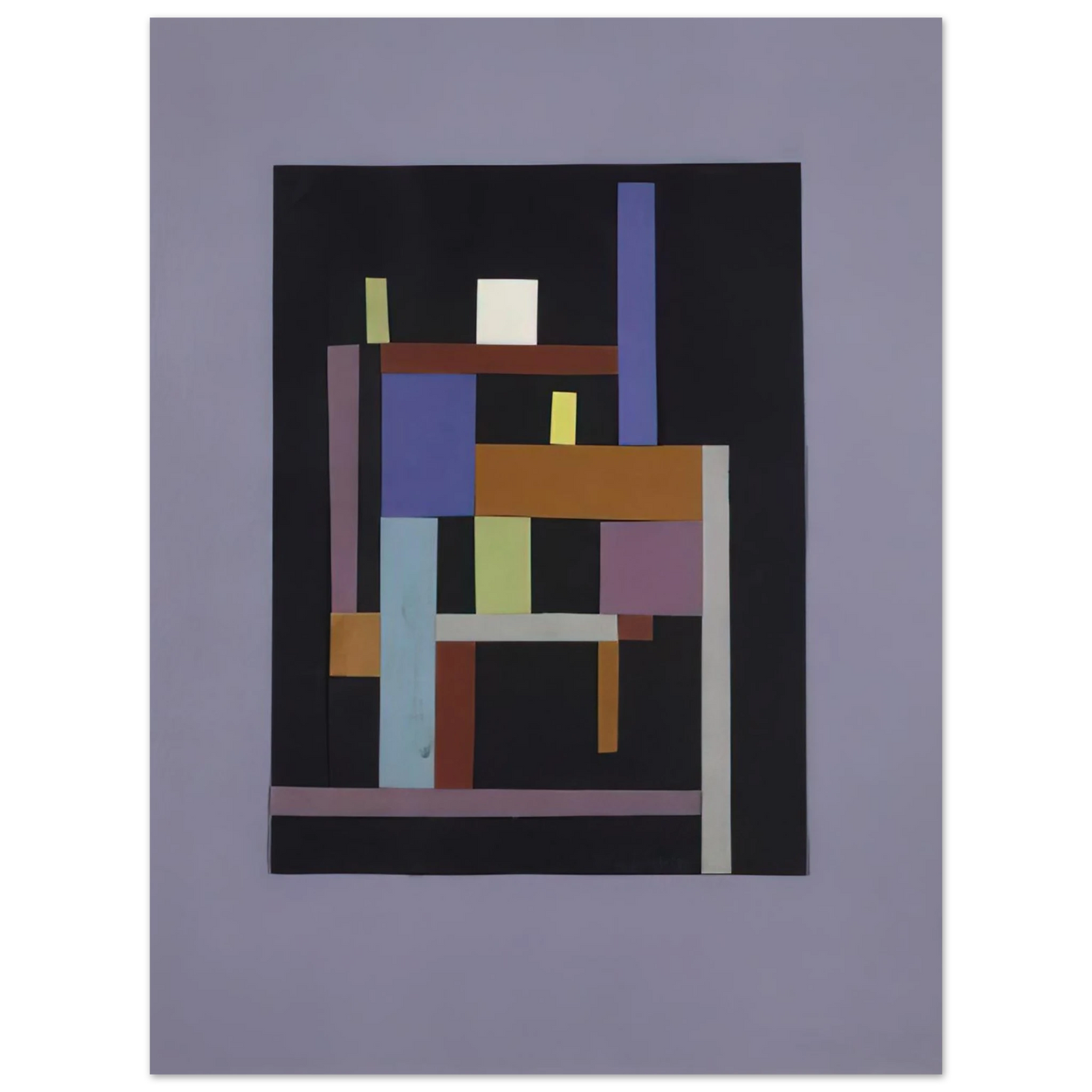 Ad Reinhardt - Collage - 1938  75x100 cm / 30x40inches Fine Art Poster