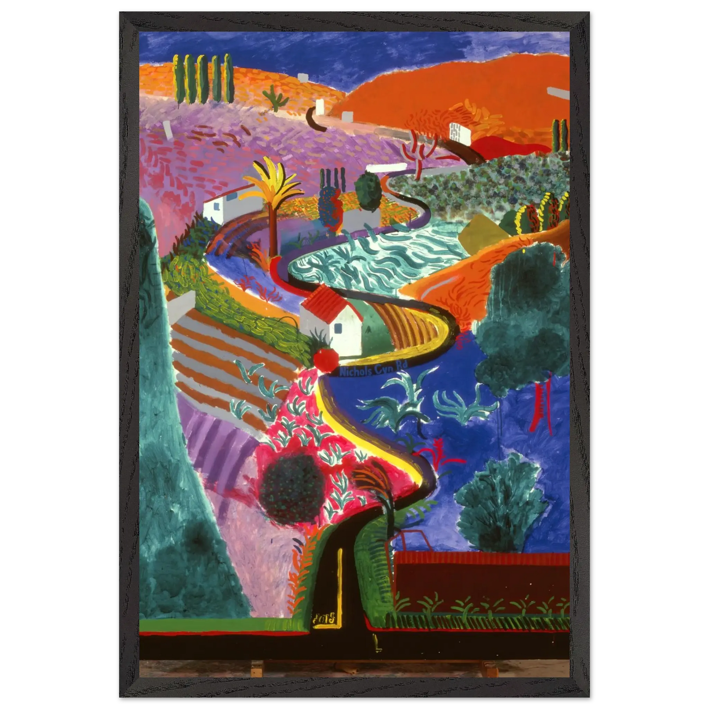 David Hockney - David Hockney Wall art - 21x29.7 cm / 8x12" - Fine Art Poster - -