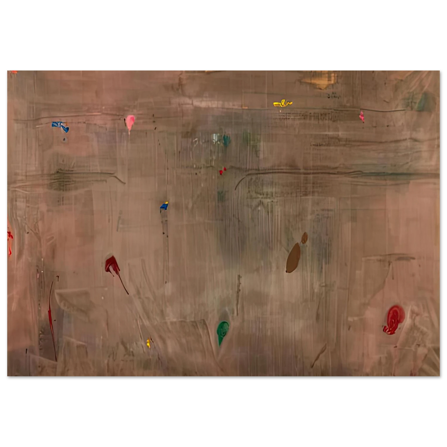 Helen Frankenthaler - Cathedral, 1982- Wall Art - 60x80 cm / 24x32 inches - Premium Wooden Framed Poster With Fine Art Paper-canvas - White frame