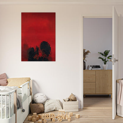 UNTITLED 1961 - Luis Feito Brushed Aluminum Print - 70x100 cm / 28x40 inches | Luis Feito Aluminum Print | Luis Feito Prints