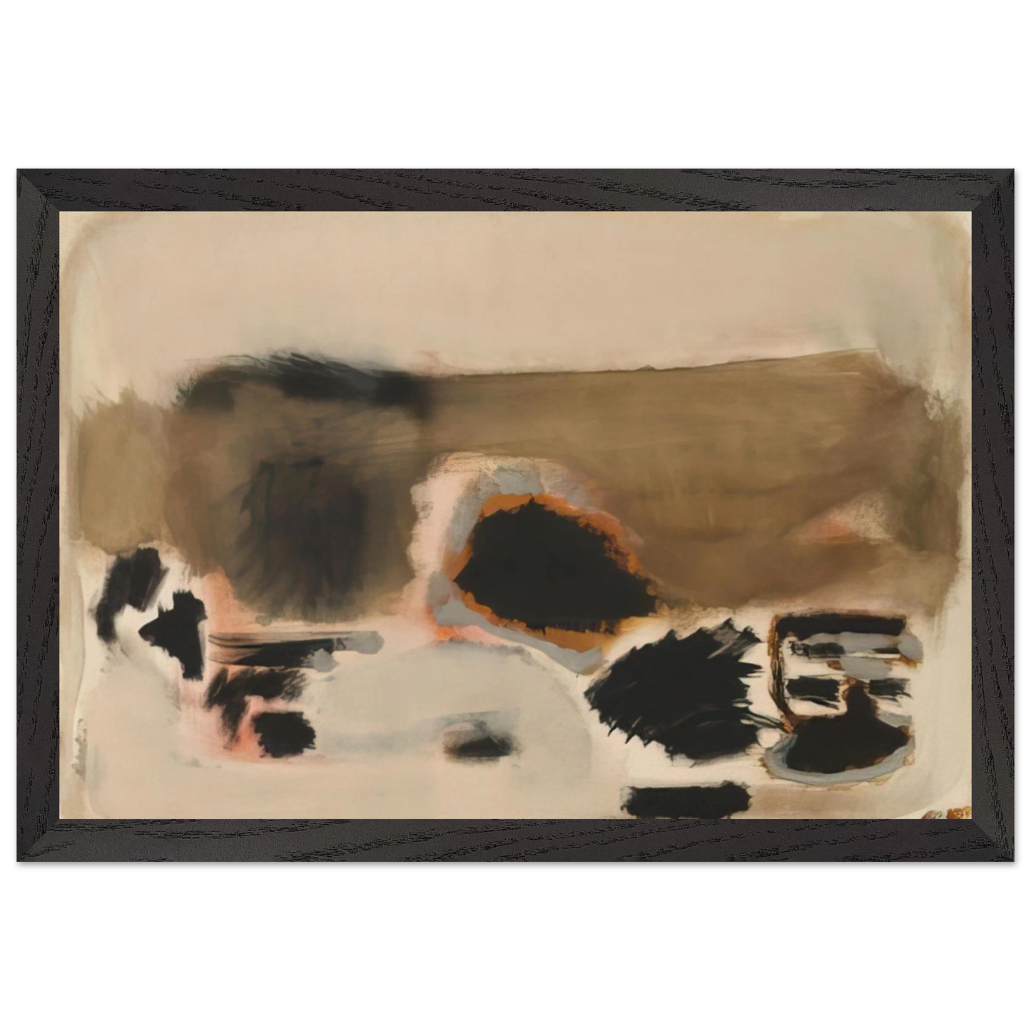 Mark Rothko - No.5No.24 - 1948 Wall Art - 30x40 cm / 12x16 inches - Premium Wooden Framed Poster With Fine Art Paper-canvas - Wood frame