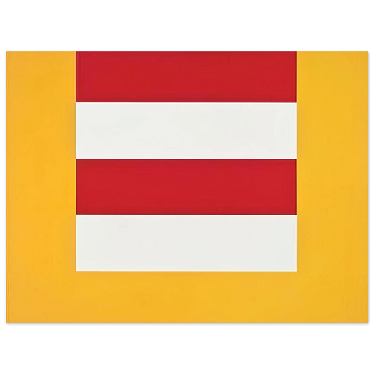 Karl Benjamin - #14 - 1965  75x100 cm / 30x40inches Fine Art Poster
