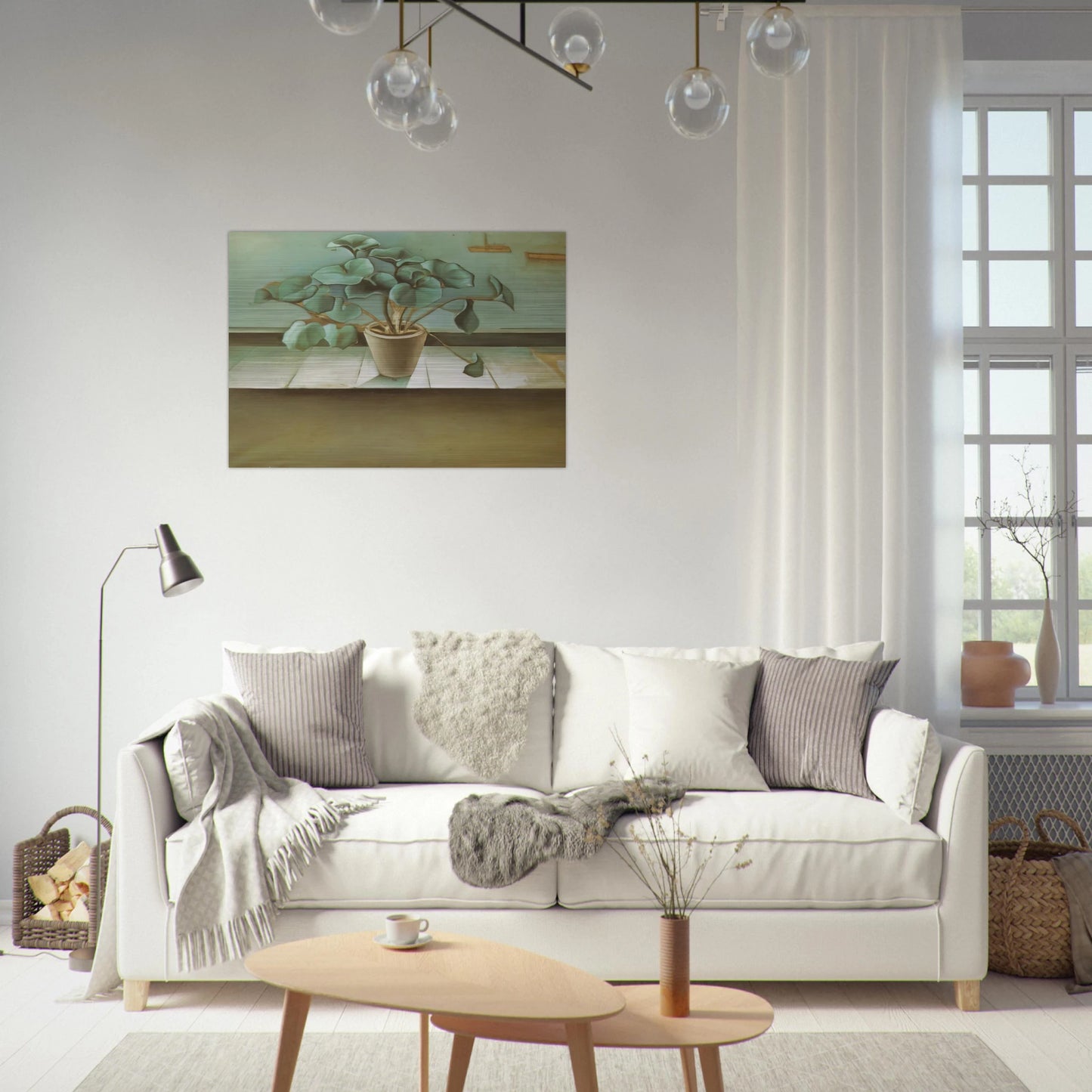 PLANT - Salvador Dali Brushed Aluminum Print - 70x100 cm / 28x40 inches | Salvador Dali Aluminum Print | Salvador Dali Prints