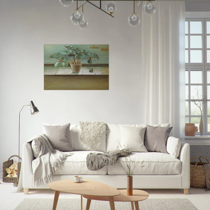 PLANT - Salvador Dali Brushed Aluminum Print - 70x100 cm / 28x40 inches | Salvador Dali Aluminum Print | Salvador Dali Prints