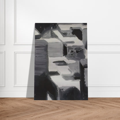 TOWNSCAPE 1968 3 - Gerhard Richter Brushed Aluminum Print - 70x100 cm / 28x40 inches | Gerhard Richter Aluminum Print | Gerhard Richter Prints
