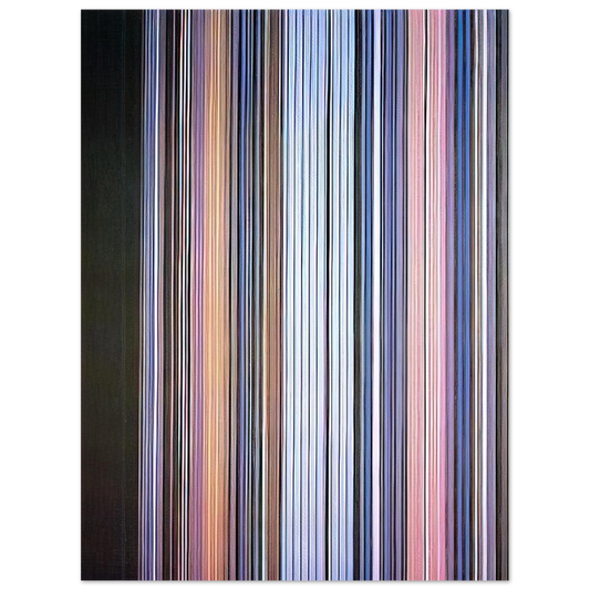 Gene Davis - Moroccan Wedding - 1972  75x100 cm / 30x40inches Fine Art Poster