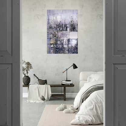 New Amsterdam II - 1970 - Maria Helena Vieira da Silva Brushed Aluminum Print - 70x100 cm / 28x40 inches | Maria Helena Vieira da Silva Aluminum Print | Maria Helena Vieira da Silva Prints