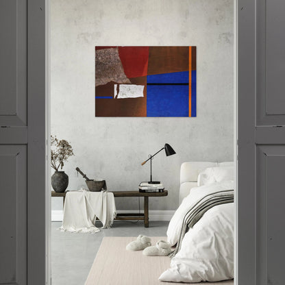 ASTRAZIONE PLASTICA 1954 - Enrico Prampolini Brushed Aluminum Print - 70x100 cm / 28x40 inches | Enrico Prampolini Aluminum Print | Enrico Prampolini Prints
