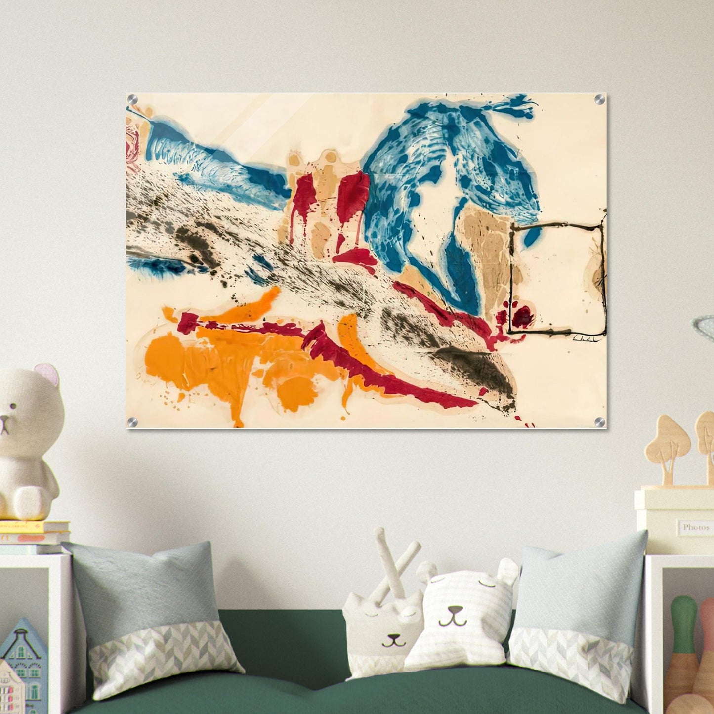 Alassio, 1960- - Helen Frankenthaler Acrylic Print - 70x100 cm / 28x40″ inches