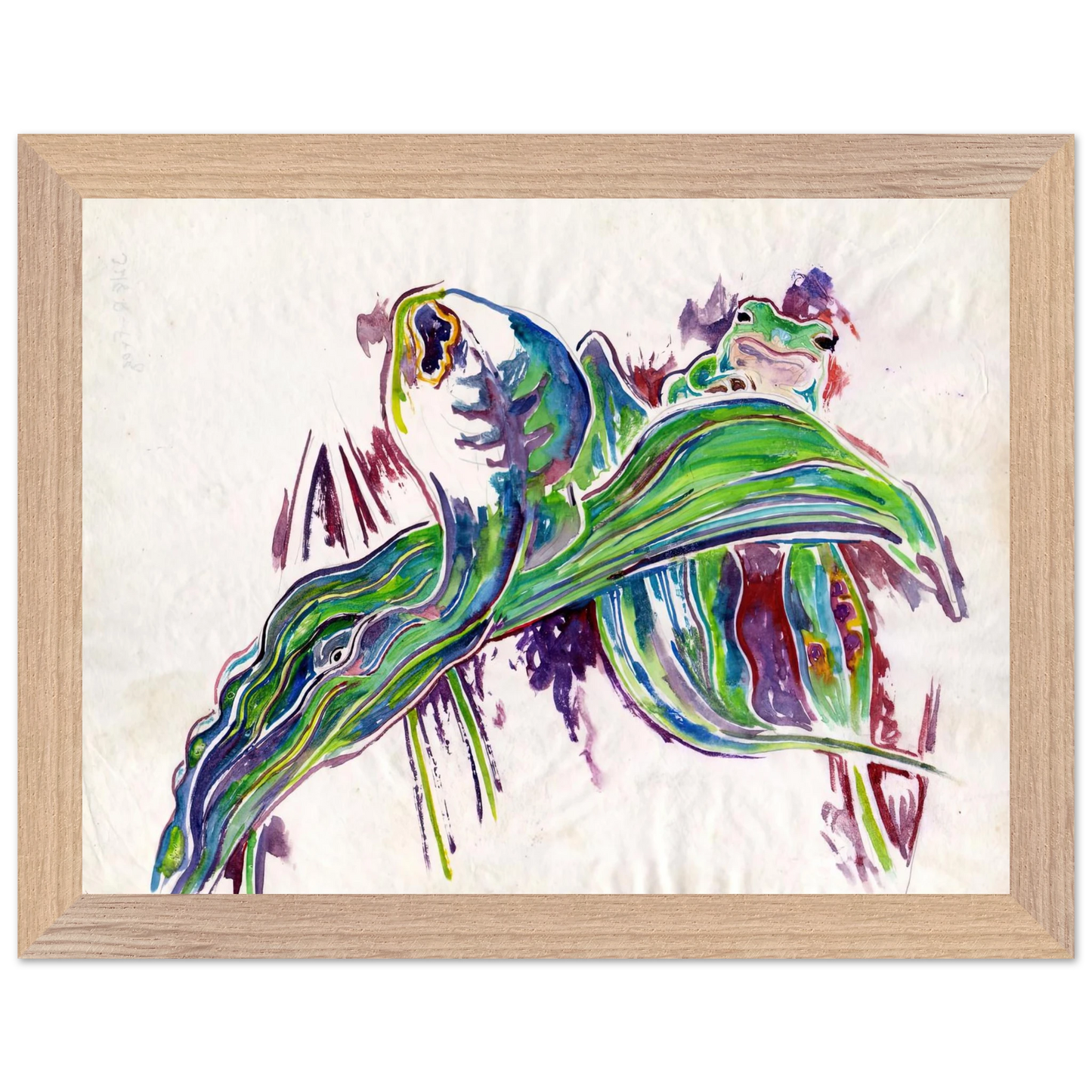 Walter Inglis Anderson - Walter Anderson Wall art - A2 (42 x 59.4  cm) - Premium Wooden Framed Poster With Fine Art Paper-canvas - White frame