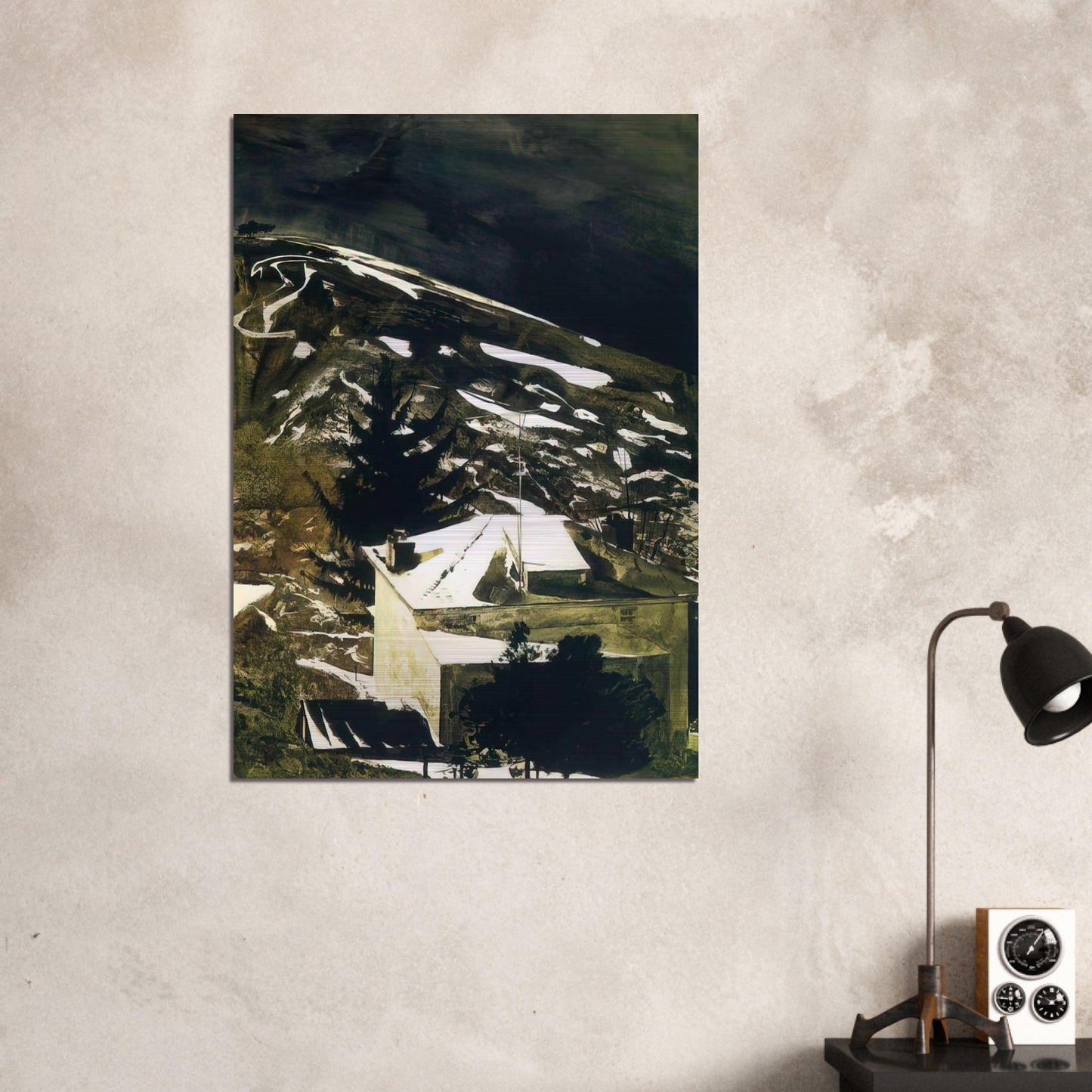 WOLF MOON 1975 - Andrew Wyeth Brushed Aluminum Print - 70x100 cm / 28x40 inches | Andrew Wyeth Aluminum Print | Andrew Wyeth Prints