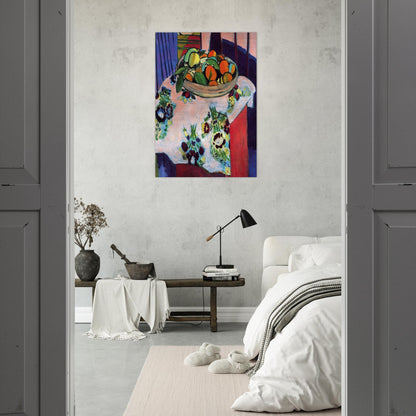 BASKET WITH ORANGES 1913 - Henri Matisse Brushed Aluminum Print - 70x100 cm / 28x40 inches | Henri Matisse Aluminum Print | Henri Matisse Prints
