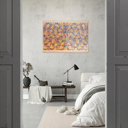 CORPSE AND MIRROR 1969 2 - Jasper Johns Brushed Aluminum Print - 70x100 cm / 28x40 inches | Jasper Johns Aluminum Print | Jasper Johns Prints